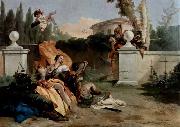 Rinaldo und Armida werden von Ubaldo und Carlo uberrascht Giovanni Battista Tiepolo